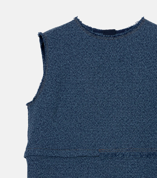 Tweed Sleeveless TOP