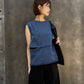 Tweed Sleeveless TOP