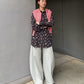 Floral Double Button Blouse
