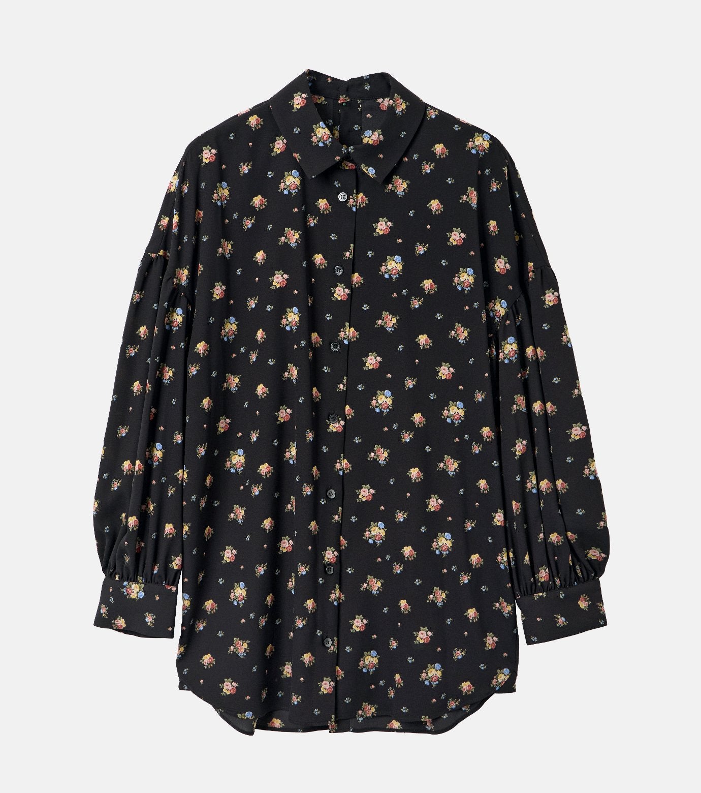 Floral Double Button Blouse