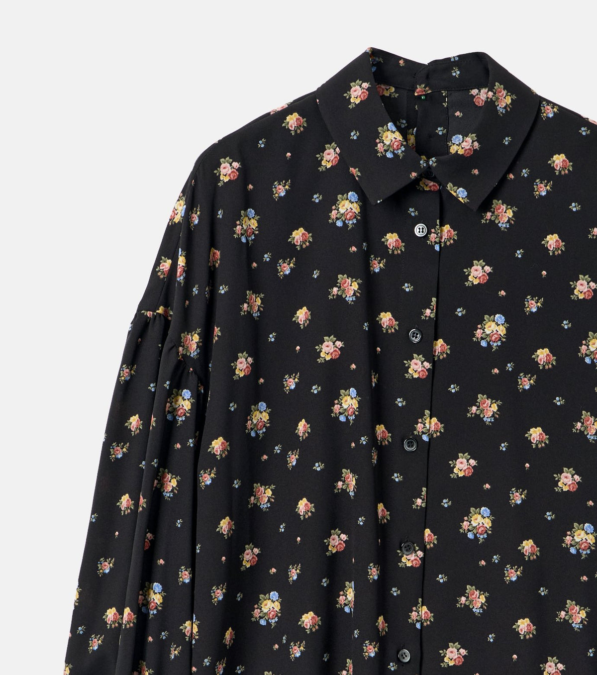 Floral Double Button Blouse
