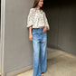 Floral Double Button Blouse