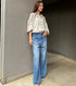 Floral Double Button Blouse