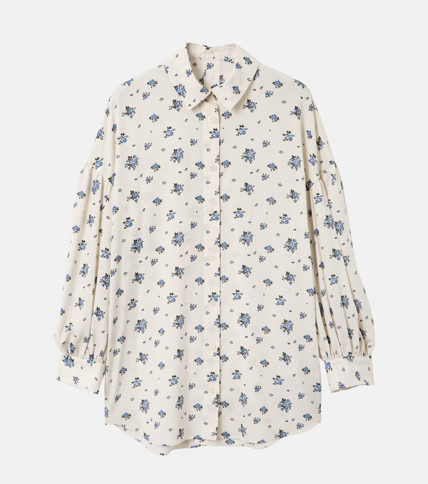 Floral Double Button Blouse