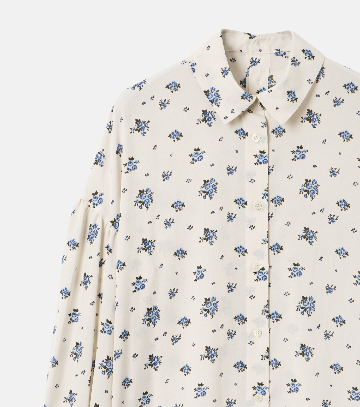 Floral Double Button Blouse