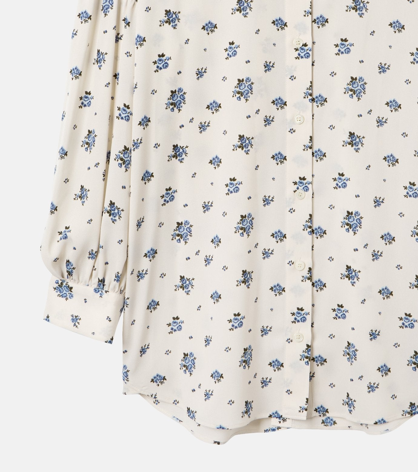 Floral Double Button Blouse