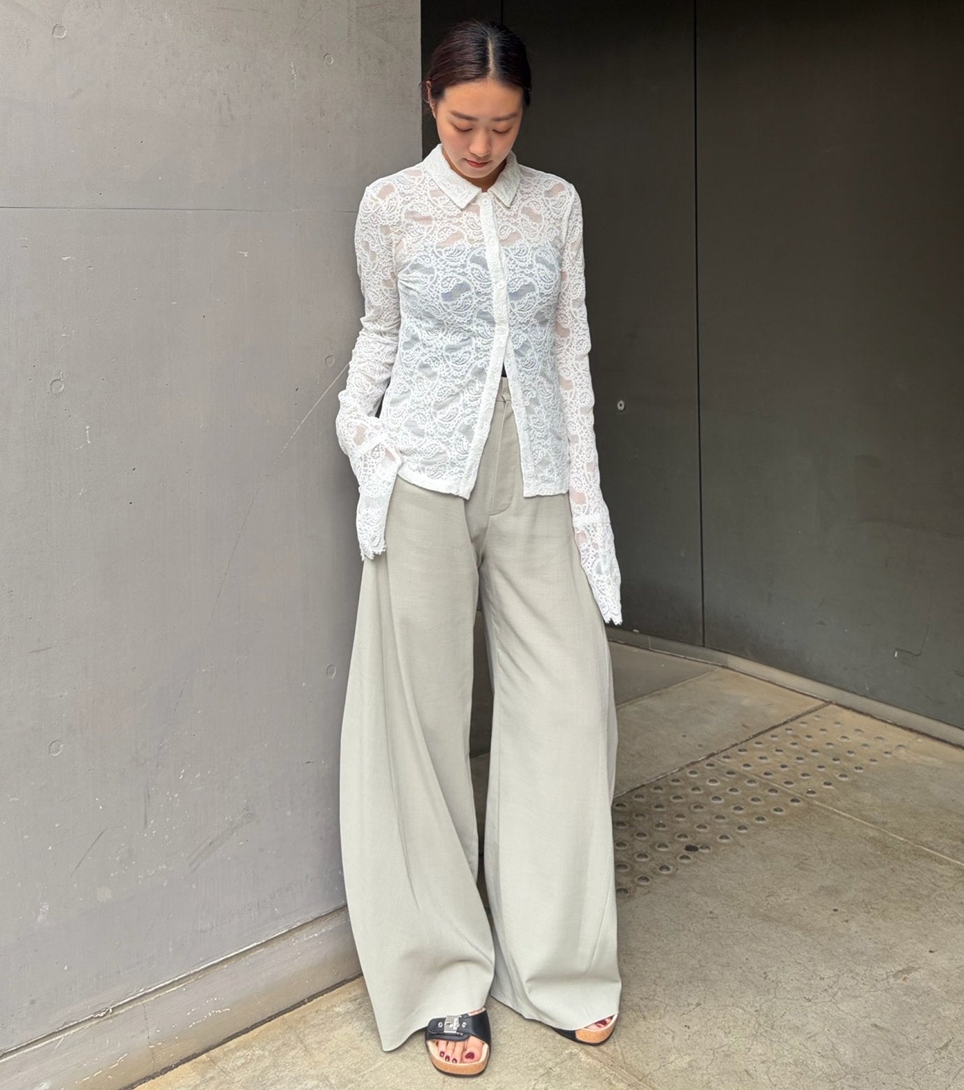 Stretch Lace Shirt