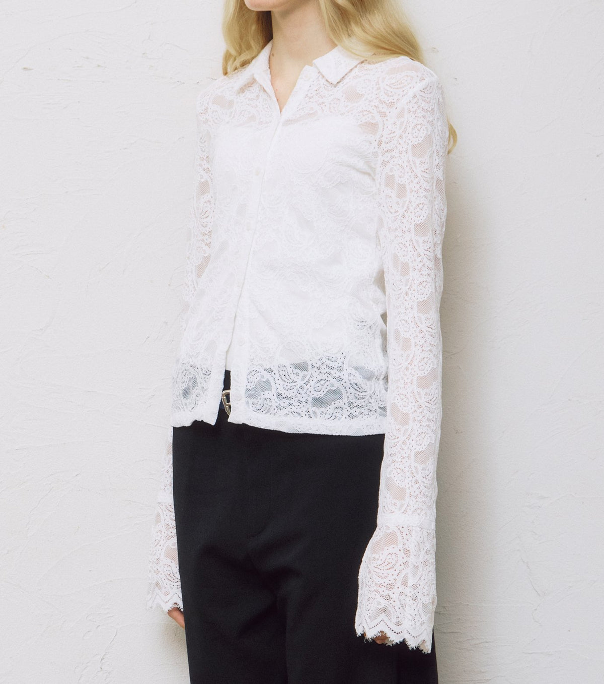Stretch Lace Shirt