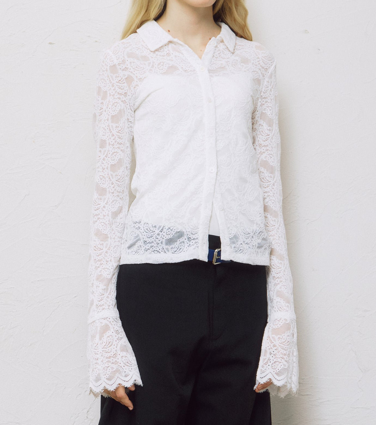 Stretch Lace Shirt