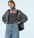 A-Line Jersey Hooded Shirt