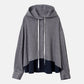 A-Line Jersey Hooded Shirt