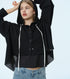 A-Line Jersey Hooded Shirt