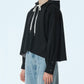 A-Line Jersey Hooded Shirt