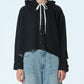 A-Line Jersey Hooded Shirt