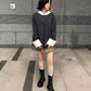 Suiting High-Neck Back-Zip Top