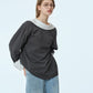 Suiting High-Neck Back-Zip Top