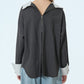 Suiting High-Neck Back-Zip Top