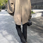 Suiting High-Neck Back-Zip Top