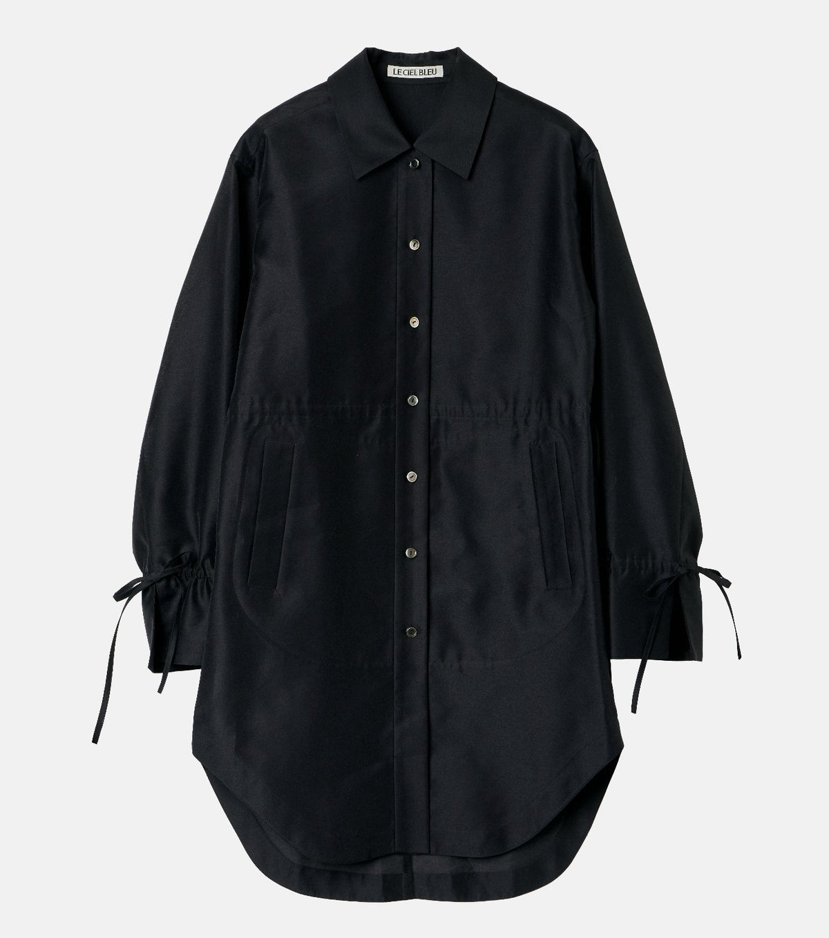 Organza Long Shirt Coat