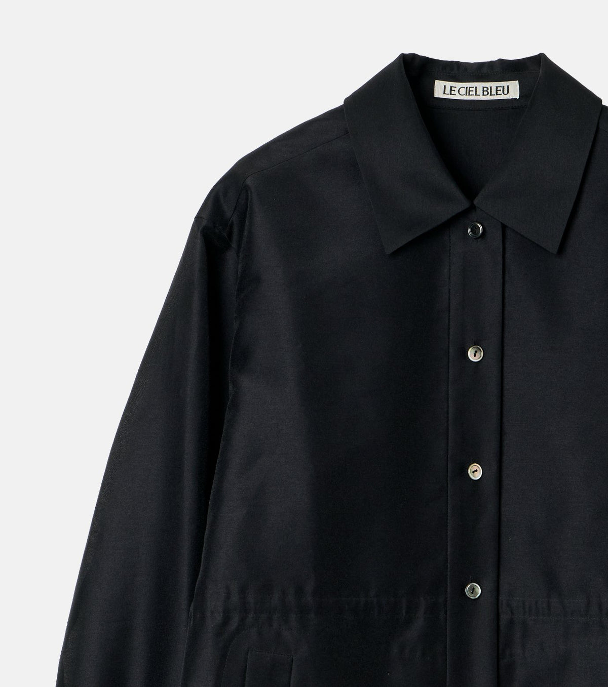Organza Long Shirt Coat