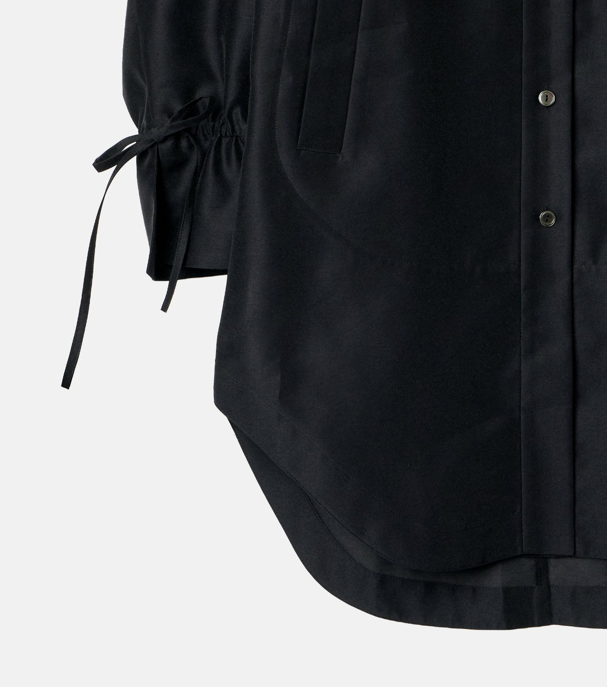 Organza Long Shirt Coat