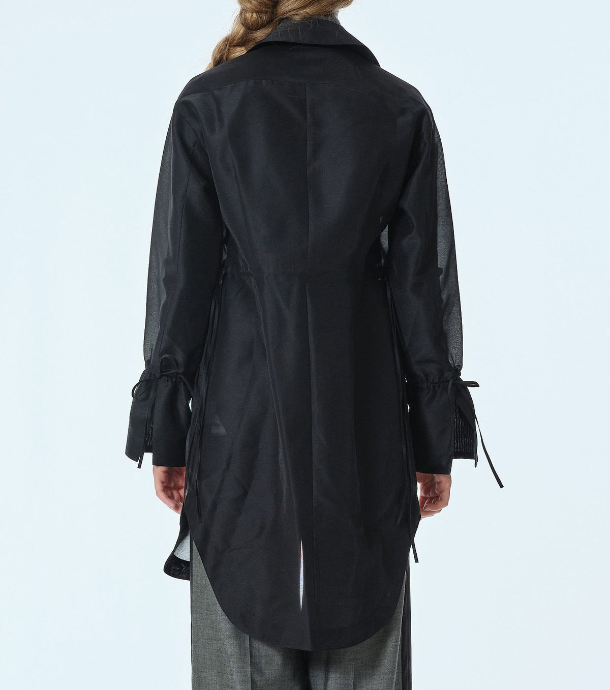 Organza Long Shirt Coat