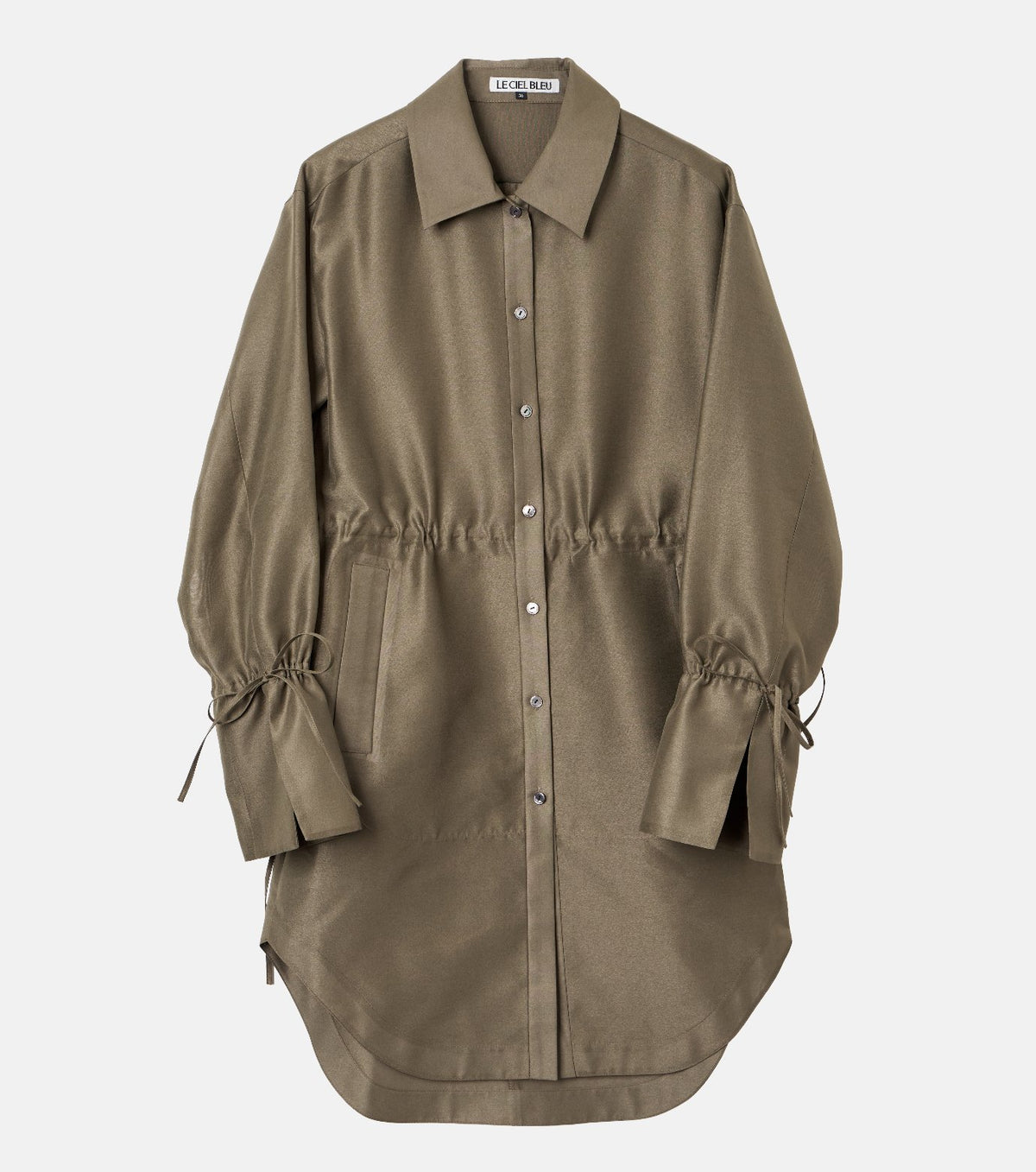Organza Long Shirt Coat