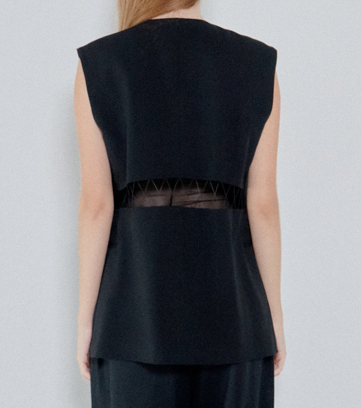 Lace-Up Detail Vest