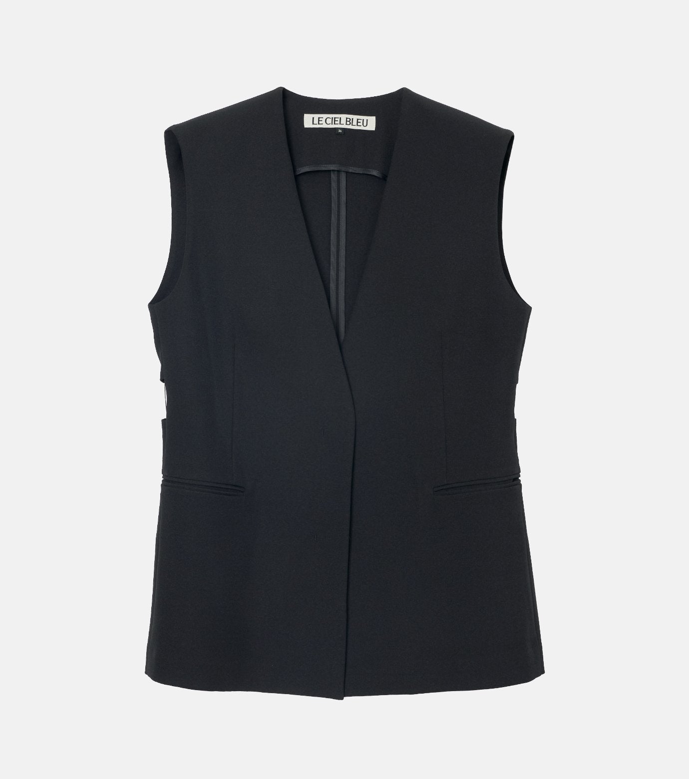 Lace-Up Detail Vest