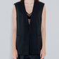 Lace-Up Detail Vest