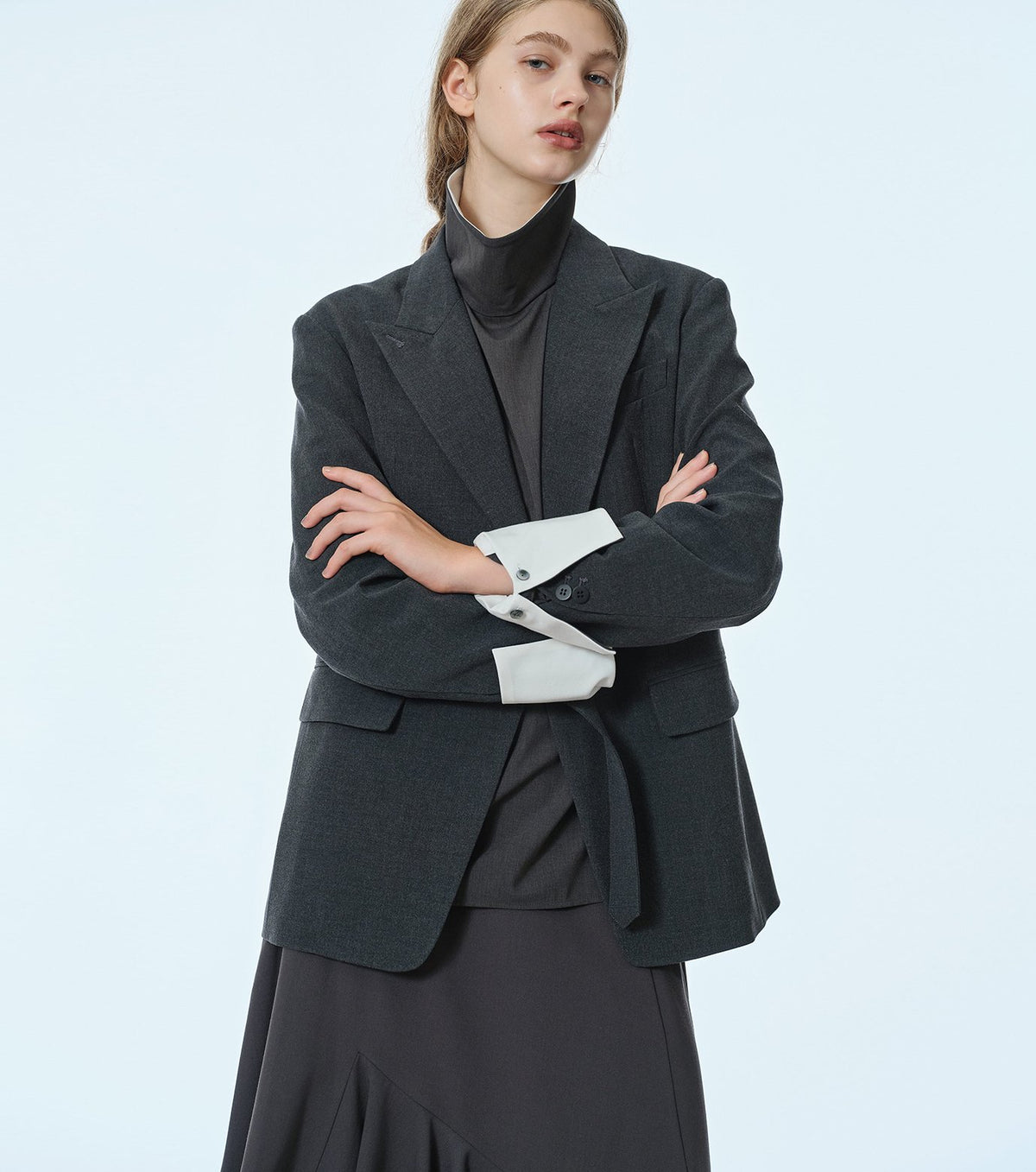 Strap Detail Tailored Jacket