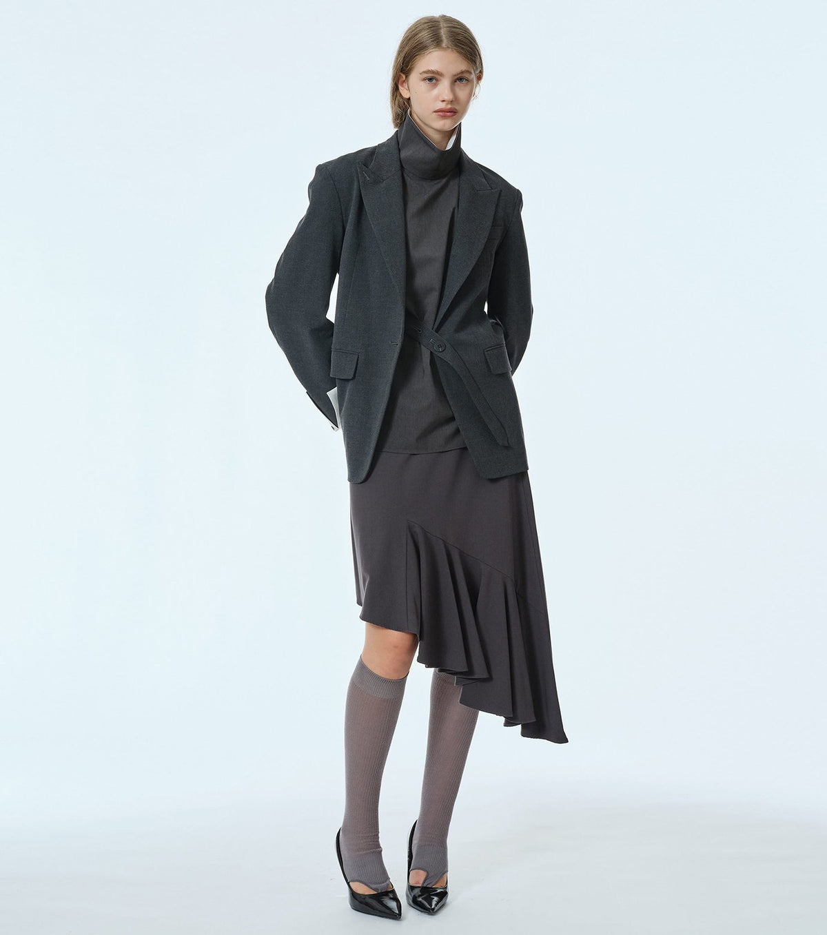 Strap Detail Tailored Jacket