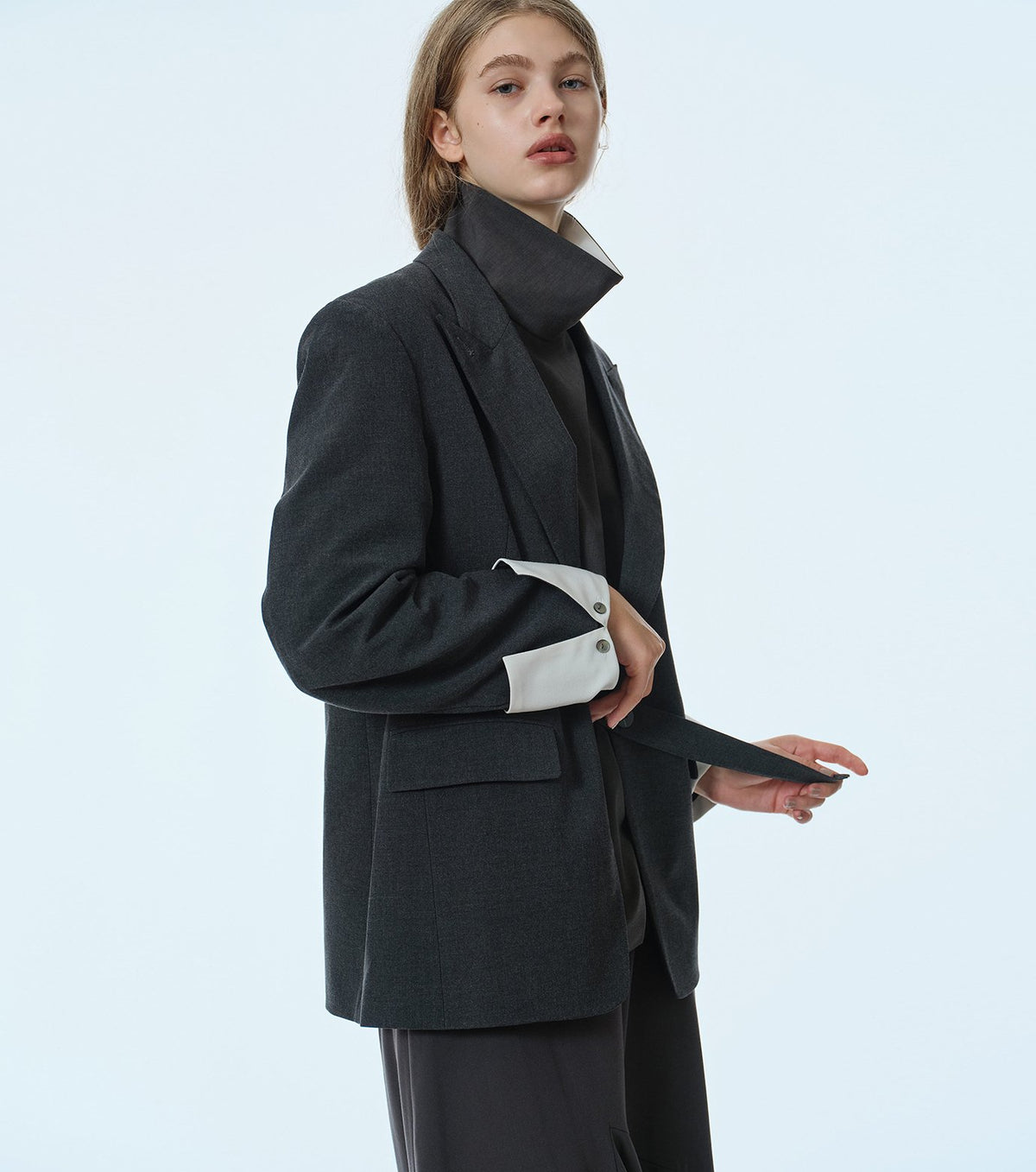 Strap Detail Tailored Jacket