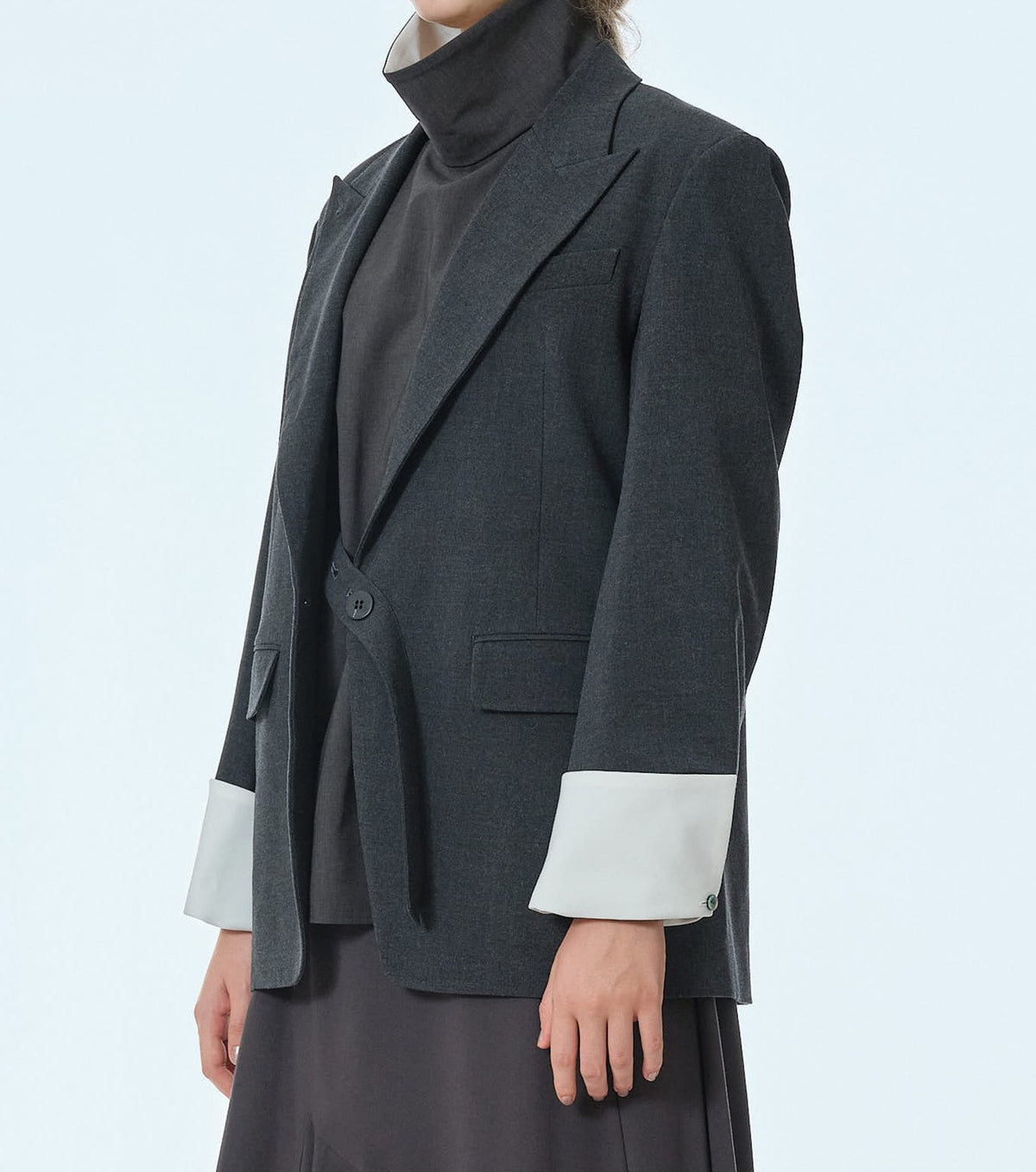 Strap Detail Tailored Jacket