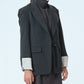 Strap Detail Tailored Jacket