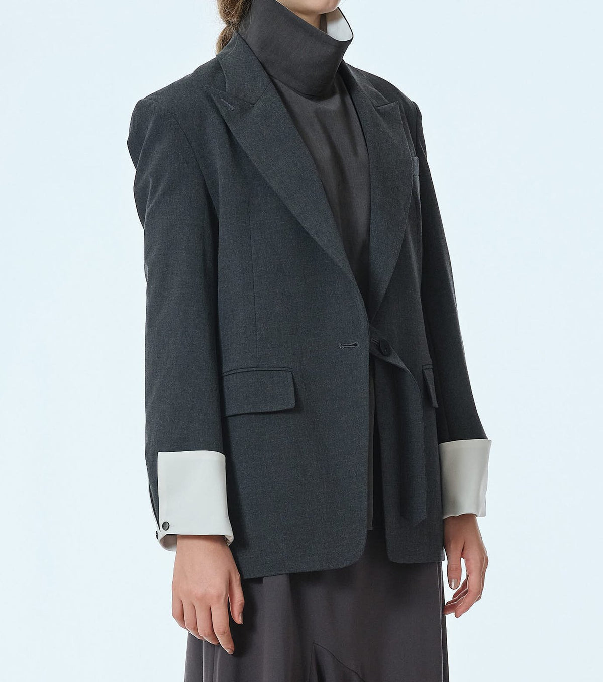Strap Detail Tailored Jacket