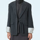 Strap Detail Tailored Jacket