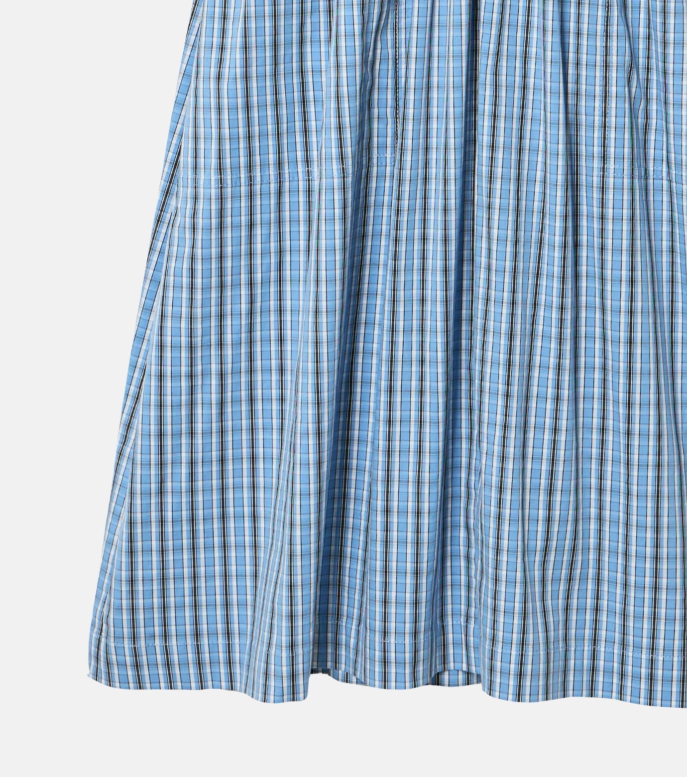 Checkered Round Form Dress