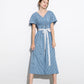 Checkered Round Form Dress