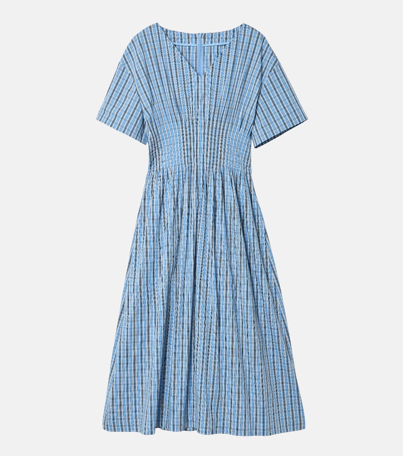 Checkered Round Form Dress