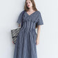 Checkered Round Form Dress