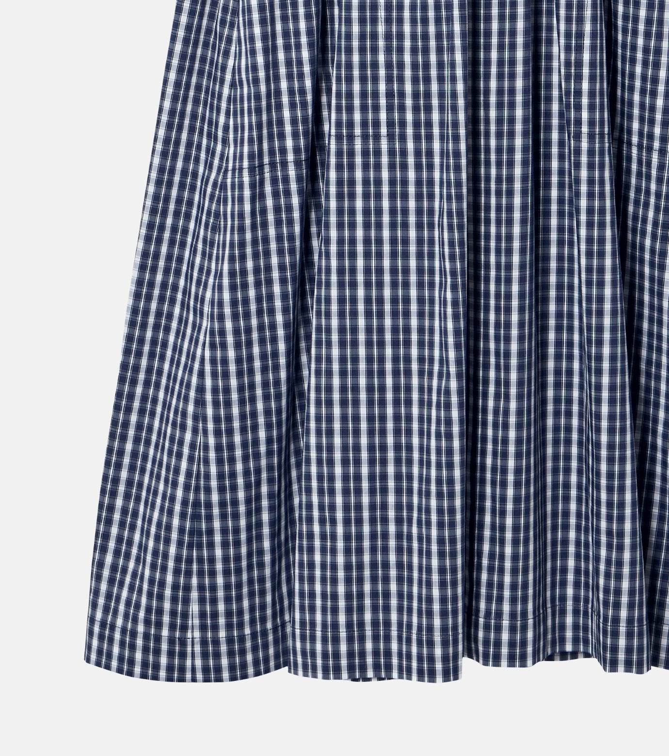 Checkered Round Form Dress