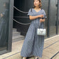 Checkered Round Form Dress
