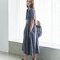 Checkered Round Form Dress
