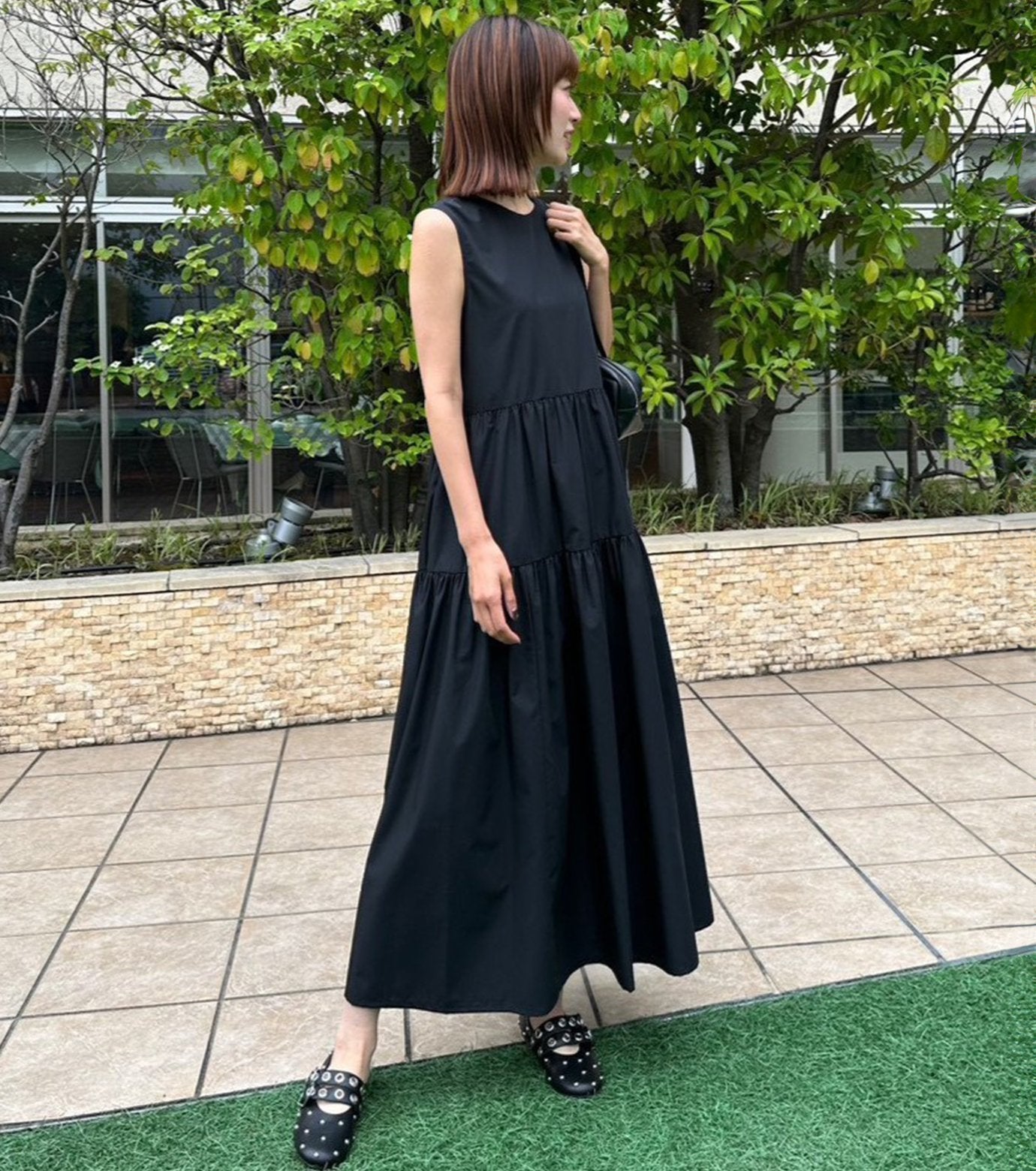 Sleeveless Dress w/Bow Detail
