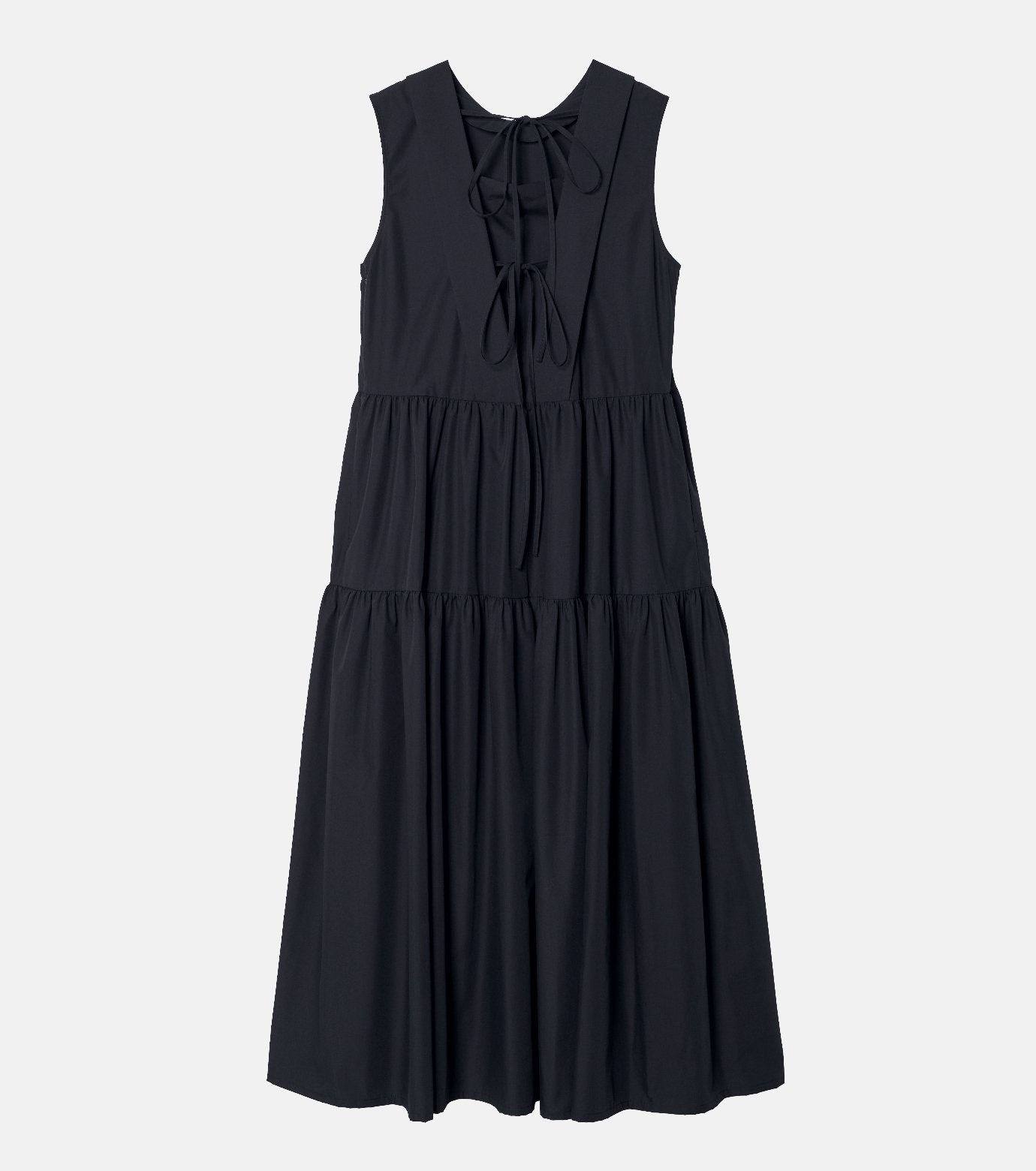 Sleeveless Dress w/Bow Detail