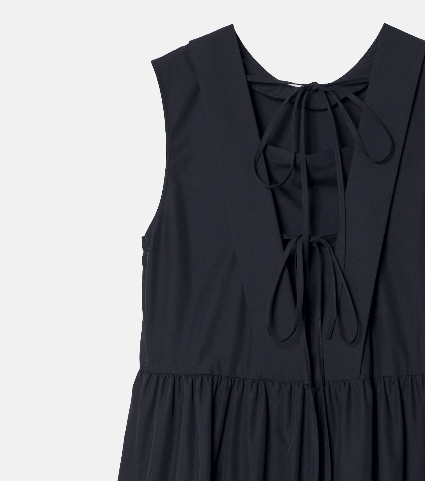 Sleeveless Dress w/Bow Detail