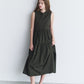 Sleeveless Dress w/Bow Detail