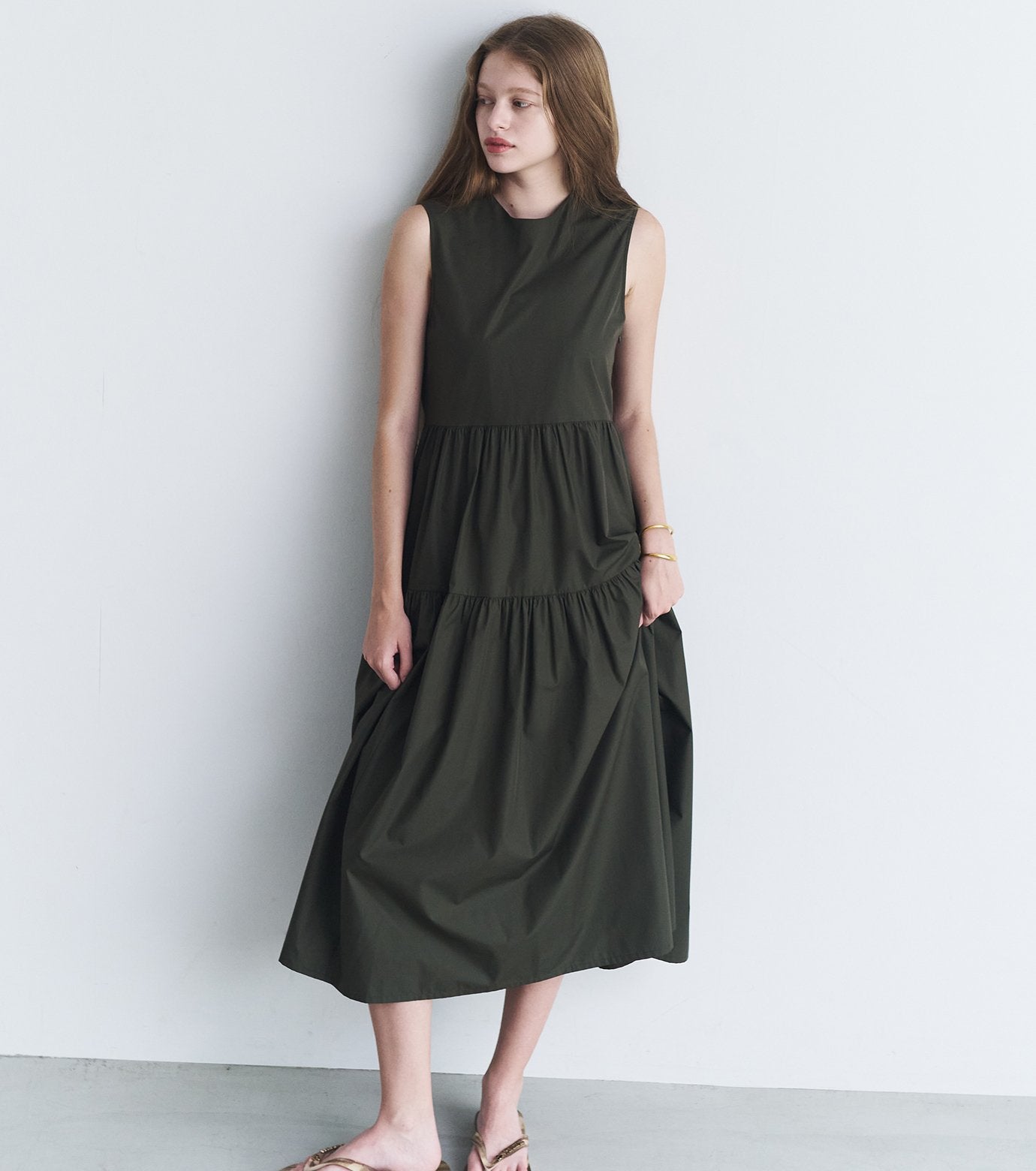 Sleeveless Dress w/Bow Detail