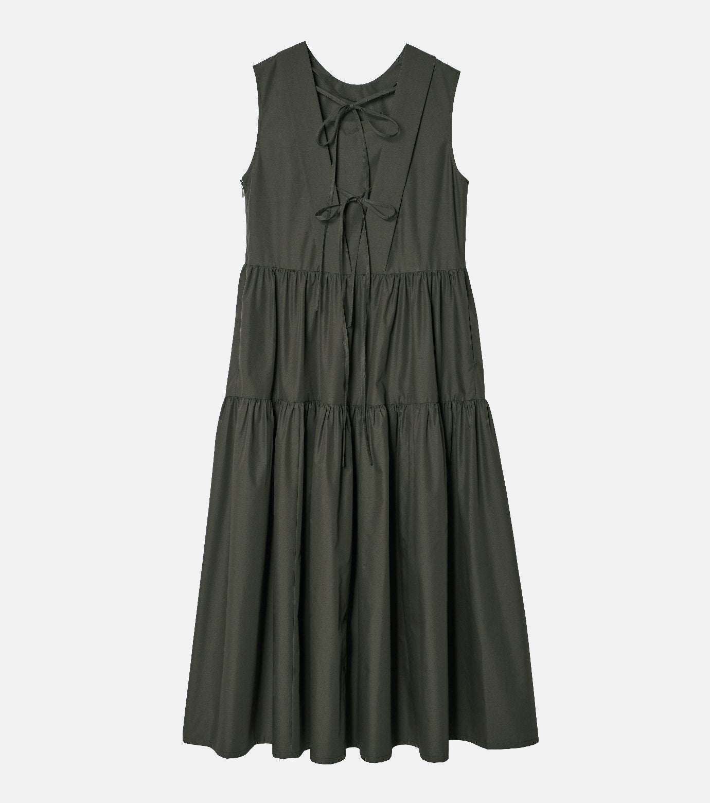 Sleeveless Dress w/Bow Detail